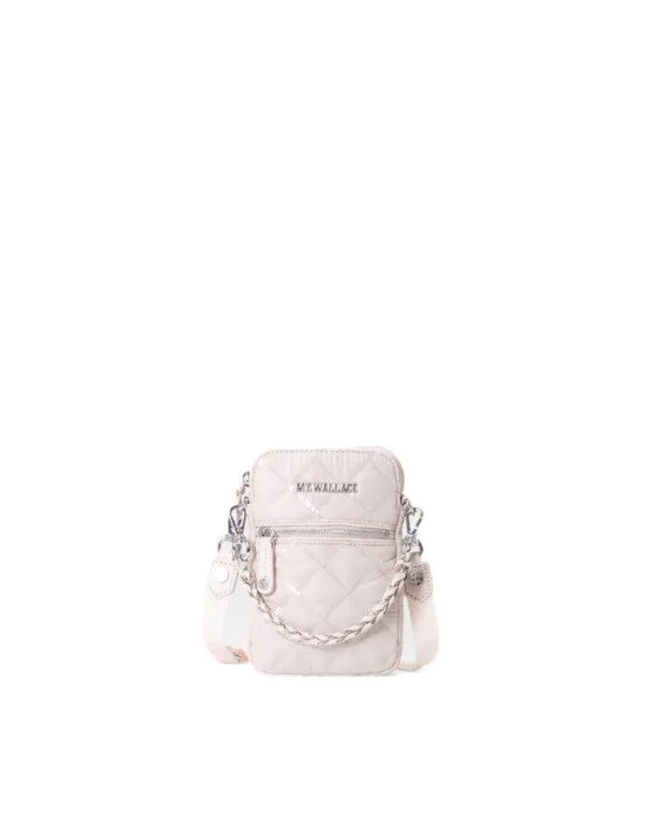 Rose Rec With Sequin Micro Crosby Bag