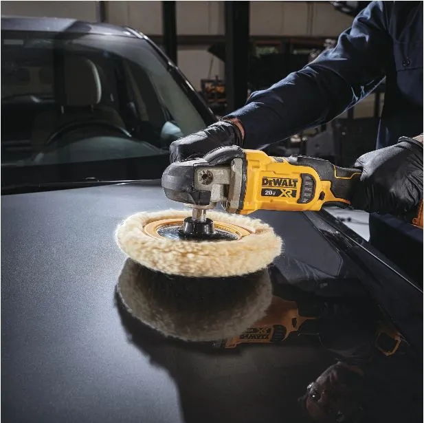 Rotary Polisher Kit - DeWalt 20V MAX* XR® 7 in. Cordless Variable-Speed Rotary Polisher Kit DCM849P2