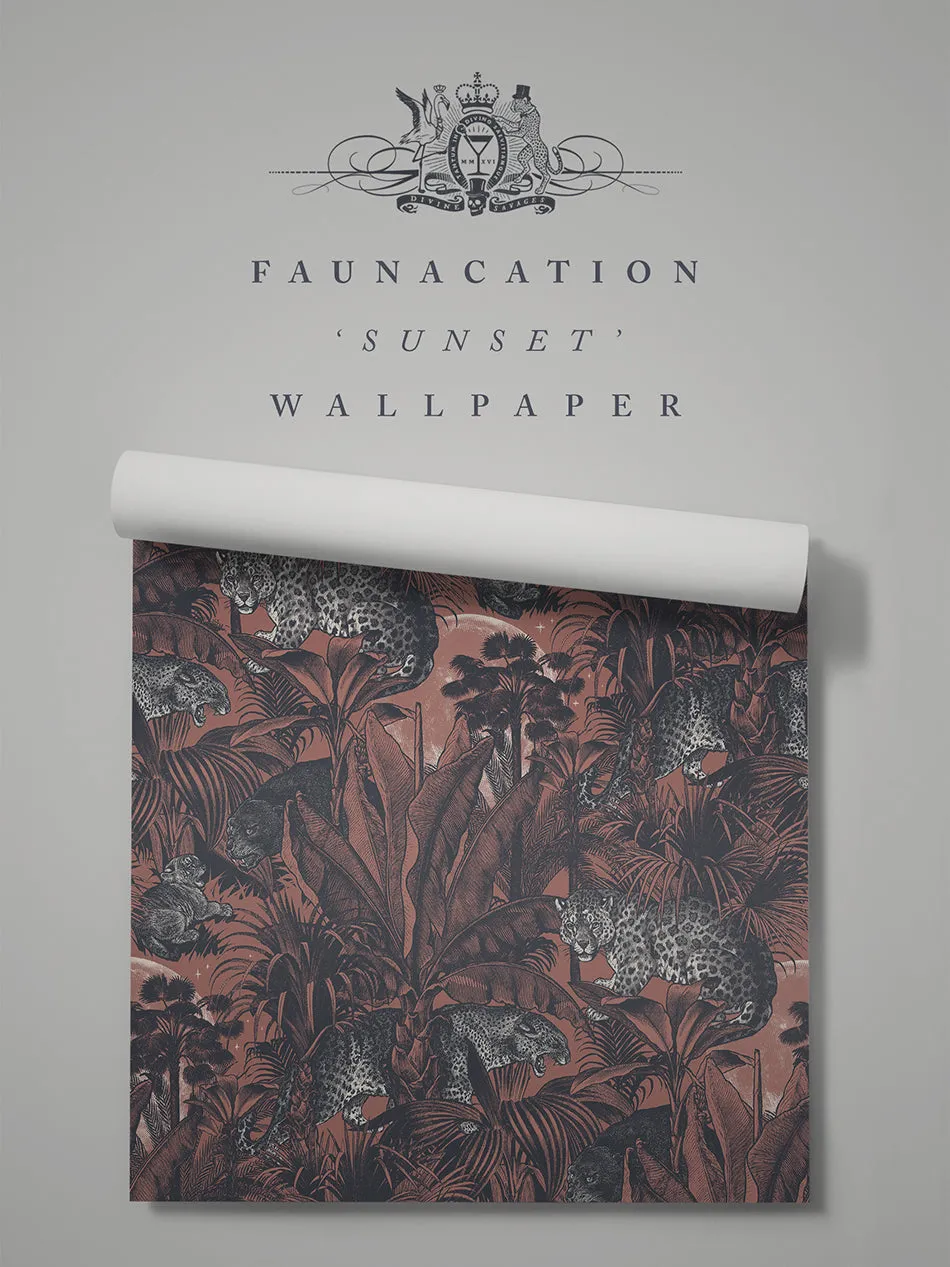 Sample Sale: Sunset Faunacation Wallpaper