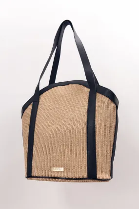 SANCIA THE DEMMIA BAG RAFFIA