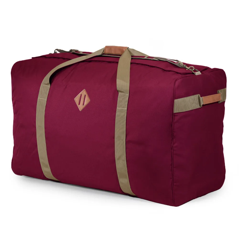 SMELL PROOF DUFFLE BAG "THE MAGNUM" - CRIMSON