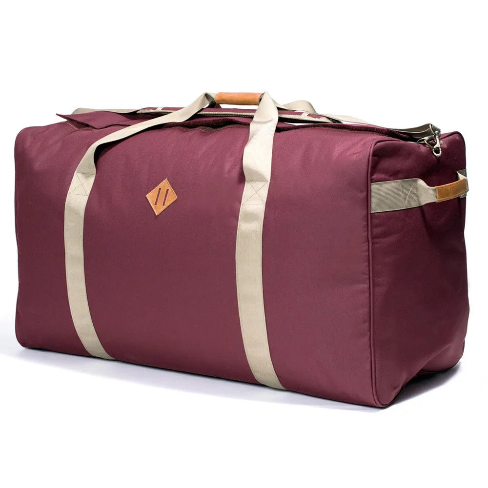 SMELL PROOF DUFFLE BAG "THE MAGNUM" - CRIMSON