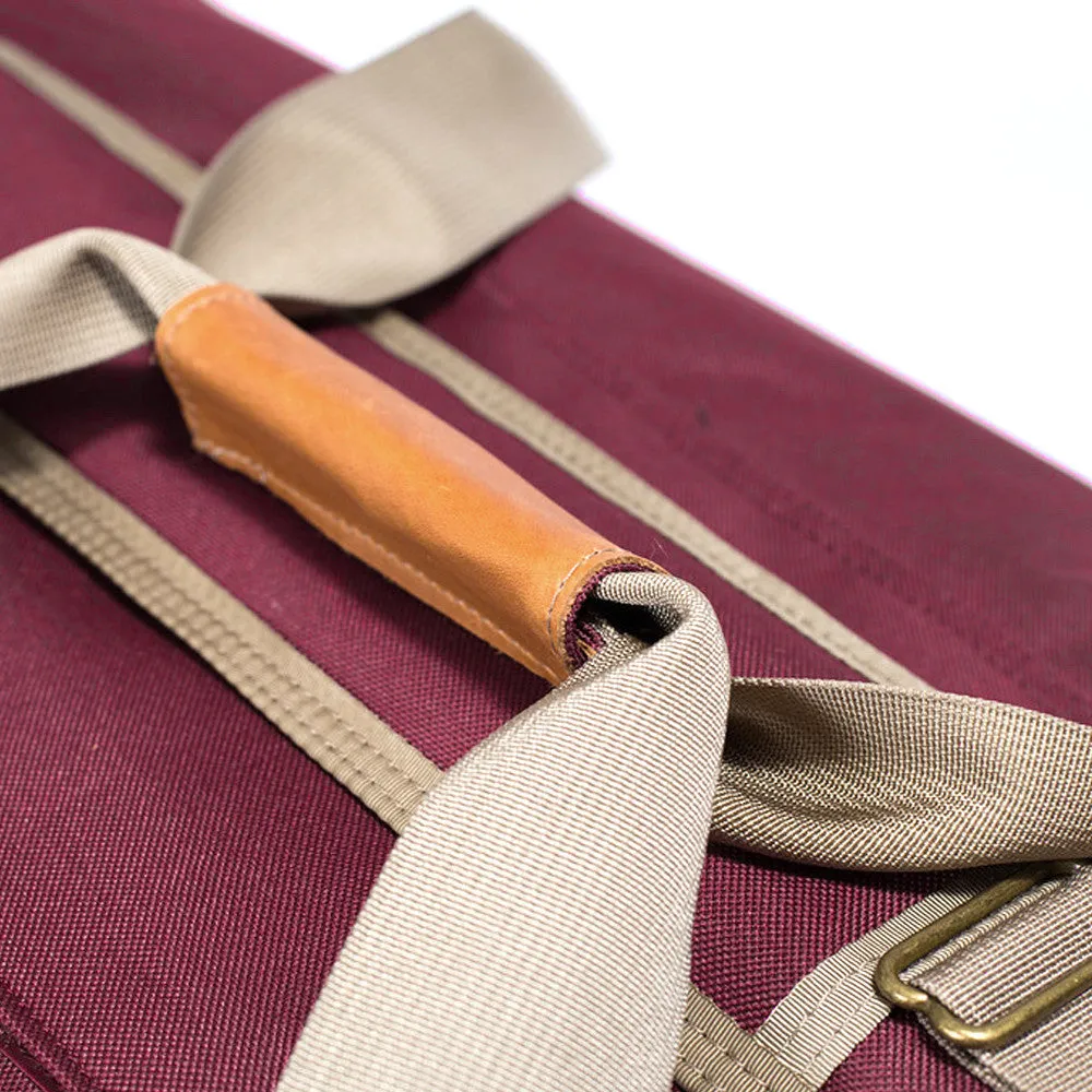 SMELL PROOF DUFFLE BAG "THE MAGNUM" - CRIMSON