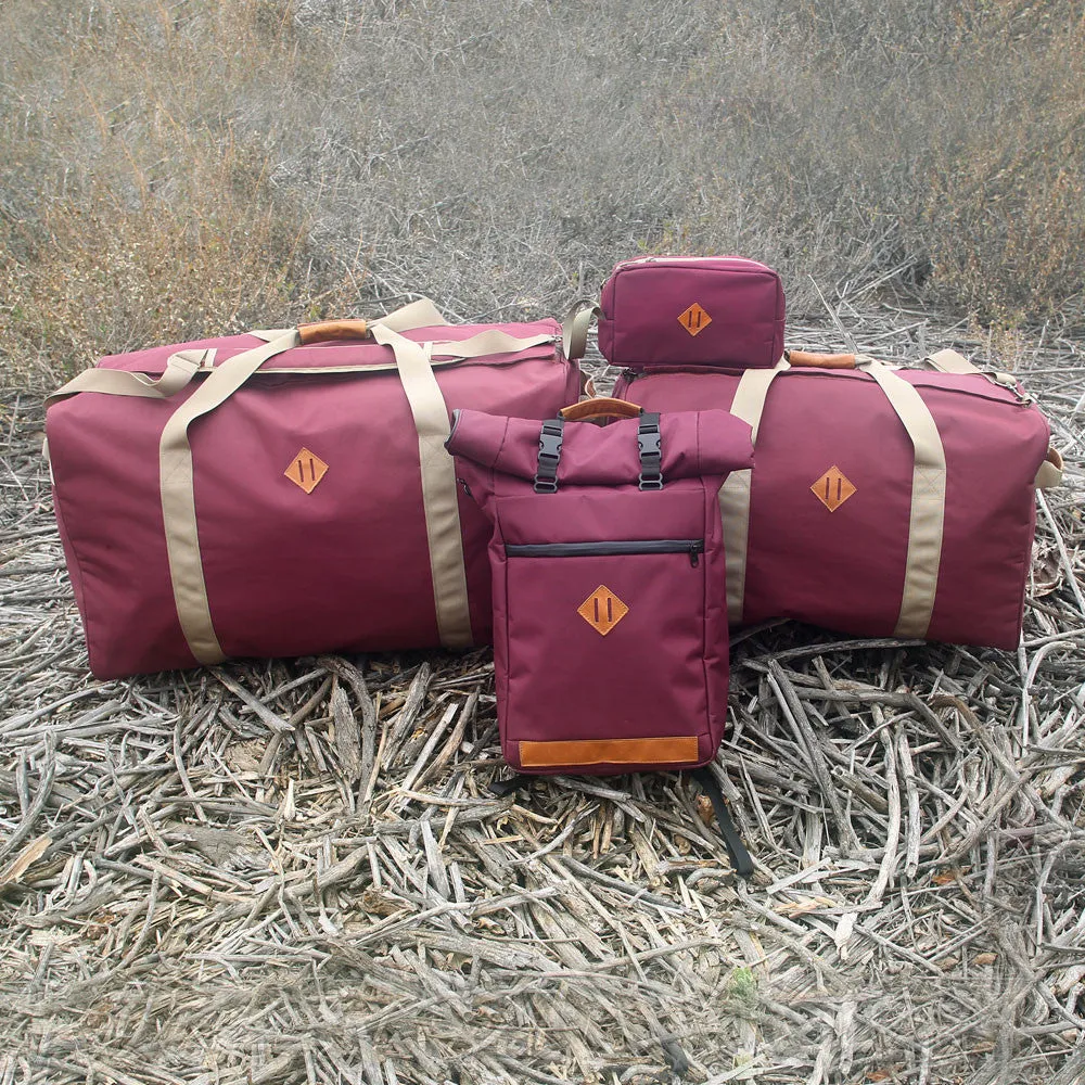 SMELL PROOF DUFFLE BAG "THE MAGNUM" - CRIMSON