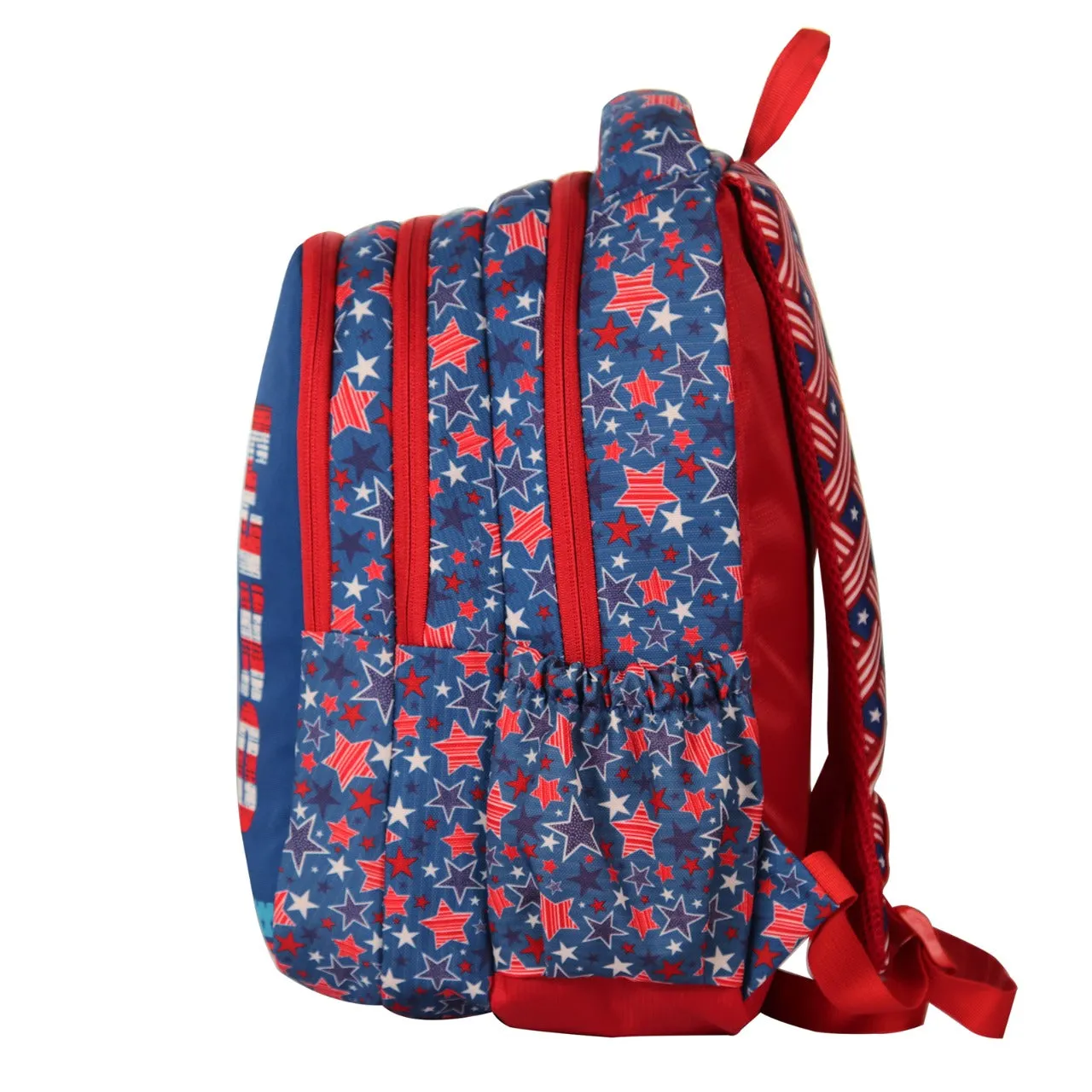 Smily kiddos American Hero Blue Backpack