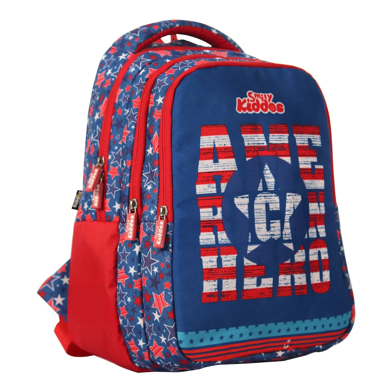 Smily kiddos American Hero Blue Backpack