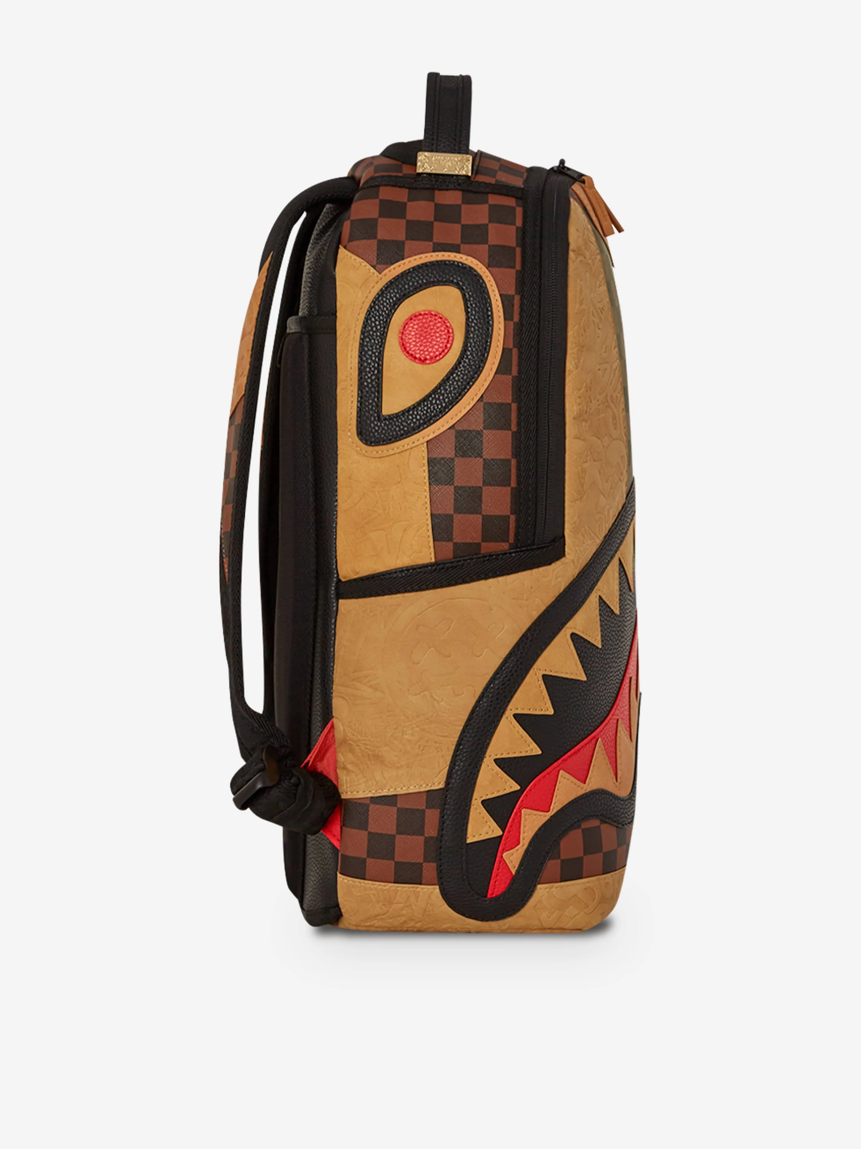 Sprayground Kids Henny Raceway Graff Backpack in Brown (46cm)