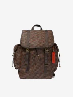 Sprayground Kids Money Check Monte Carlo Backpack in Brown