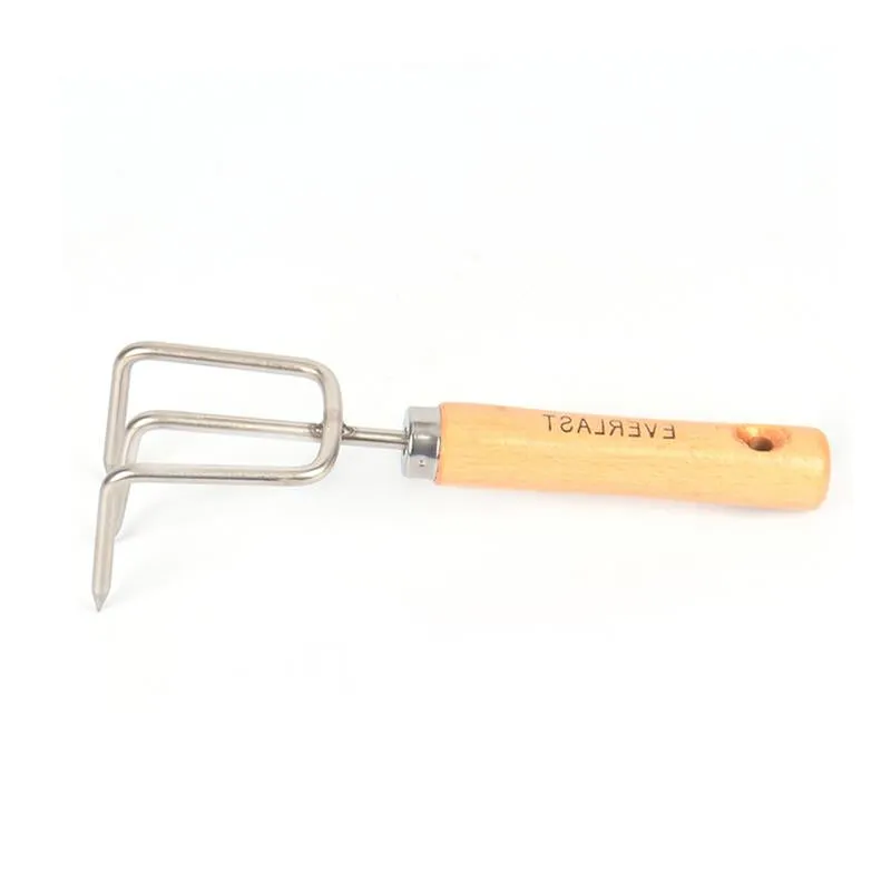 Stainless Steel Mini Garden Small Rake Firm