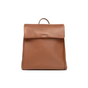 Storksak St James Leather Backpack Changing Bag - Tan