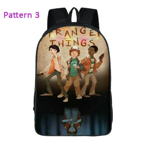 Stranger Things 3 Backpack School Bag Bookbag for Kids Children Boys Girls