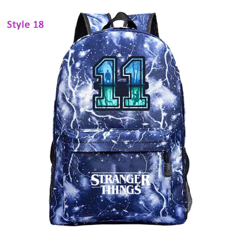 Stranger Things Backpack Bag Lightweight Travel Sports Bag For Kids Adults