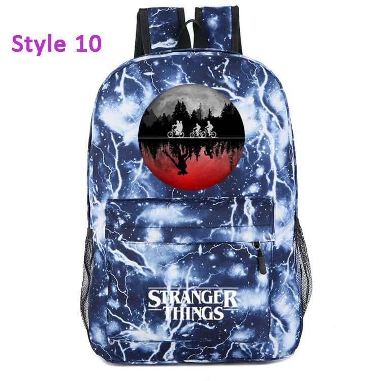 Stranger Things Backpack Bag Lightweight Travel Sports Bag For Kids Adults