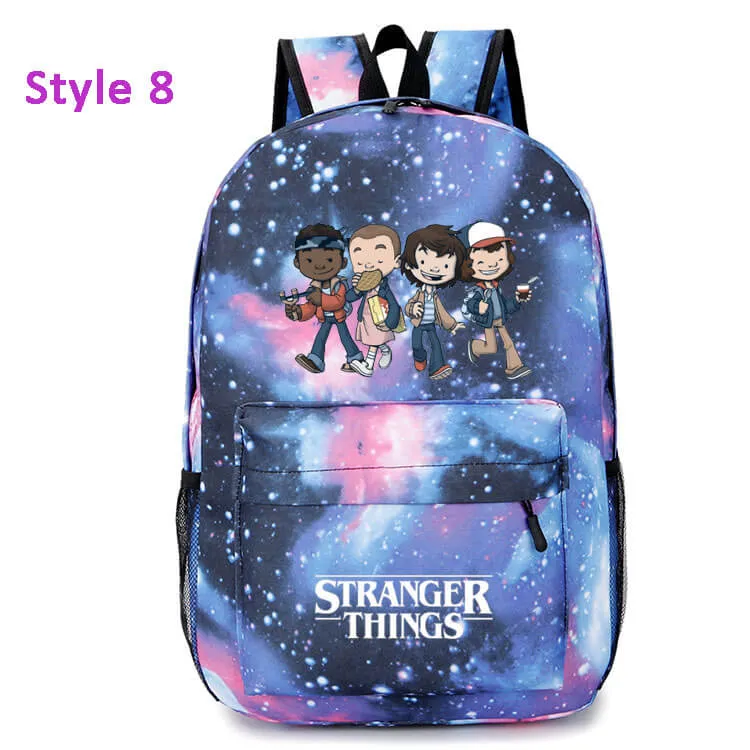 Stranger Things Backpack Bag Lightweight Travel Sports Bag For Kids Adults