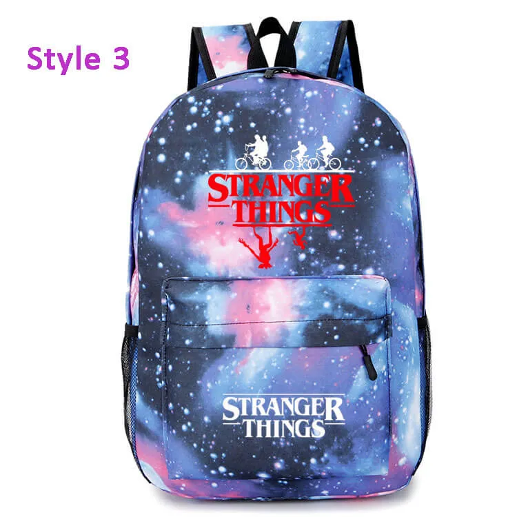 Stranger Things Backpack Bag Lightweight Travel Sports Bag For Kids Adults