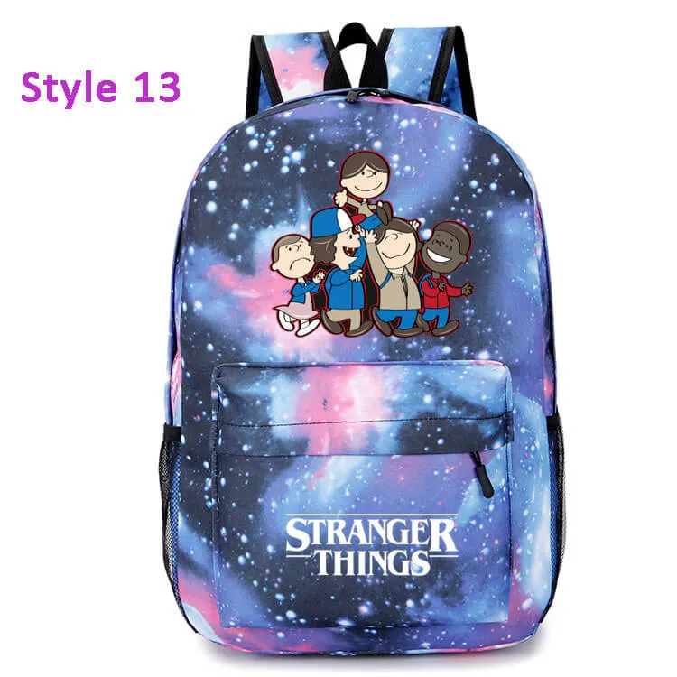 Stranger Things Backpack Bag Lightweight Travel Sports Bag For Kids Adults