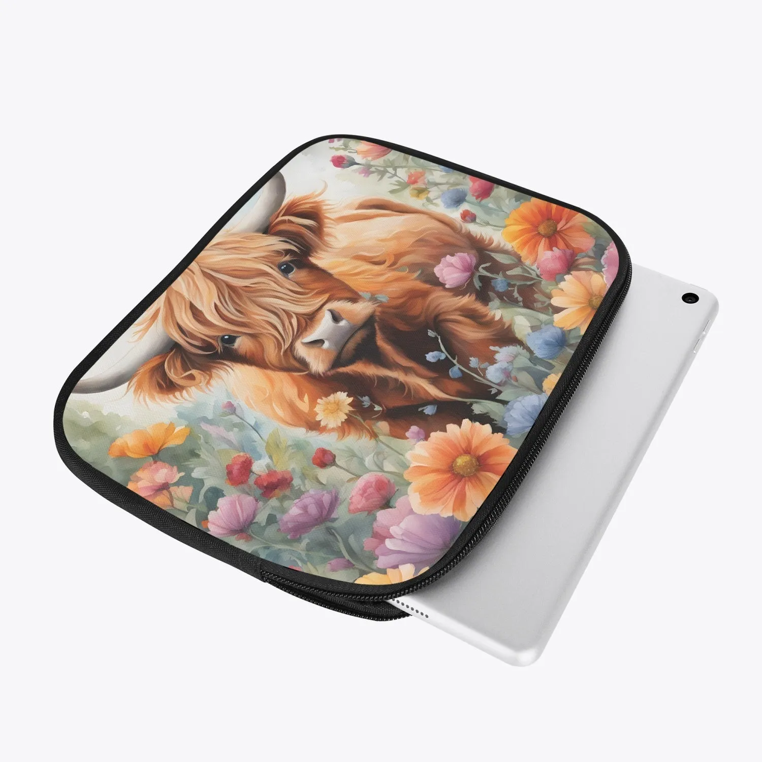 Tablet Sleeve - Highland Cow, awd-642