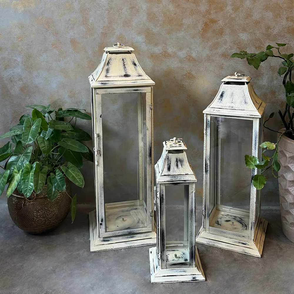 Tall Lantern Candle Holder (Set of 3)