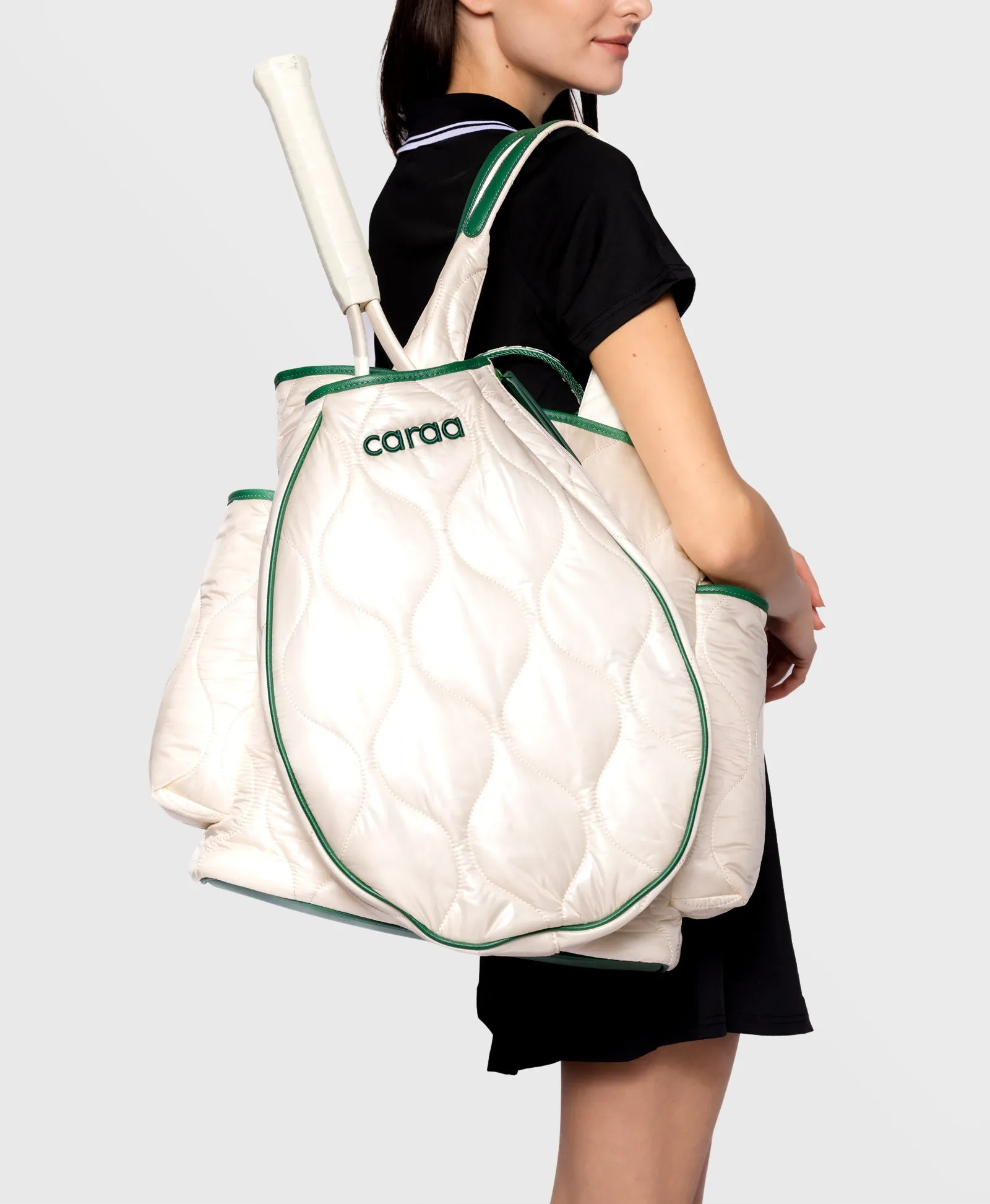 Tennis Quilted Backpack Tote