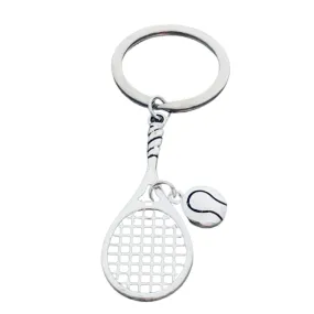 Tennis Racquet Keychain