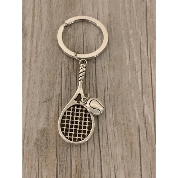 Tennis Racquet Keychain