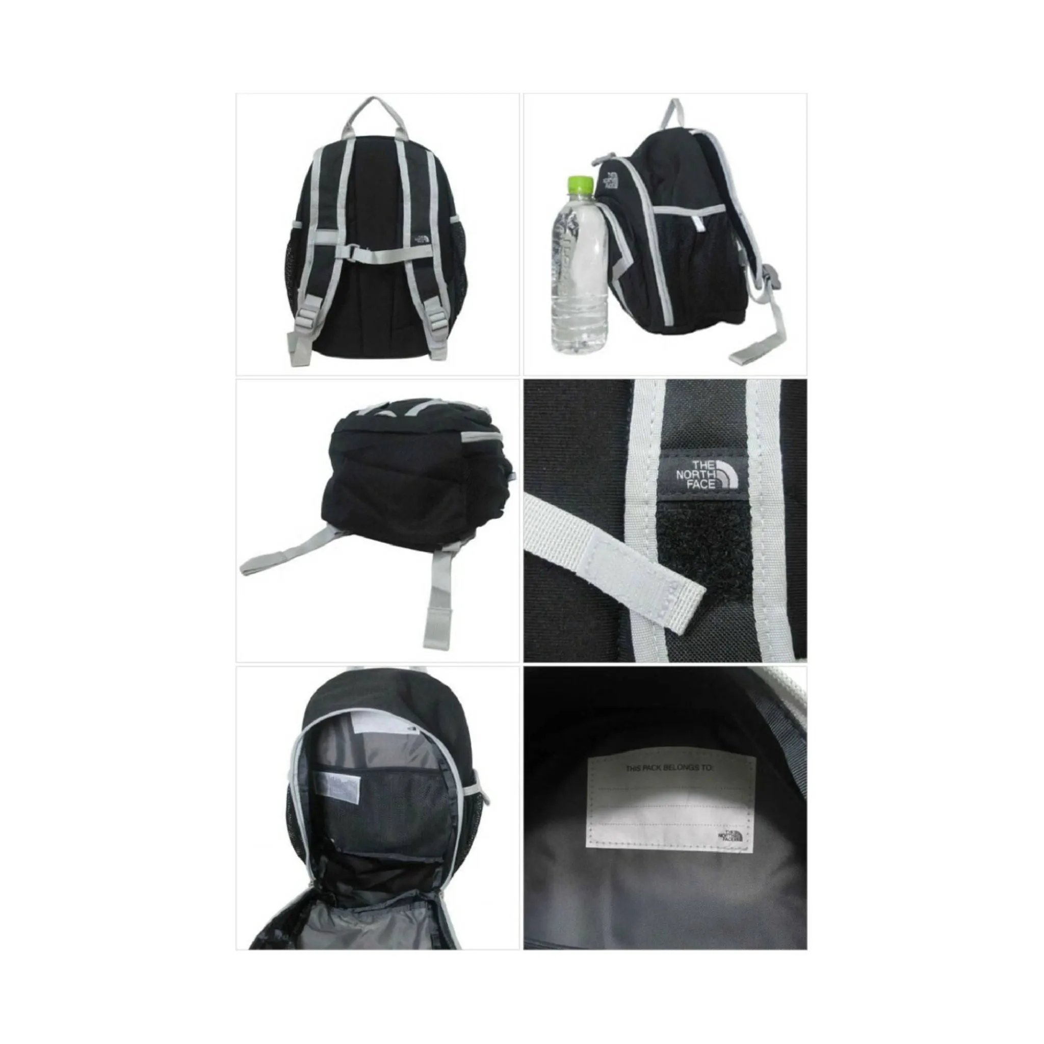 The North Face Sprout Mini Backpack - TNF Black/ High Rise Grey