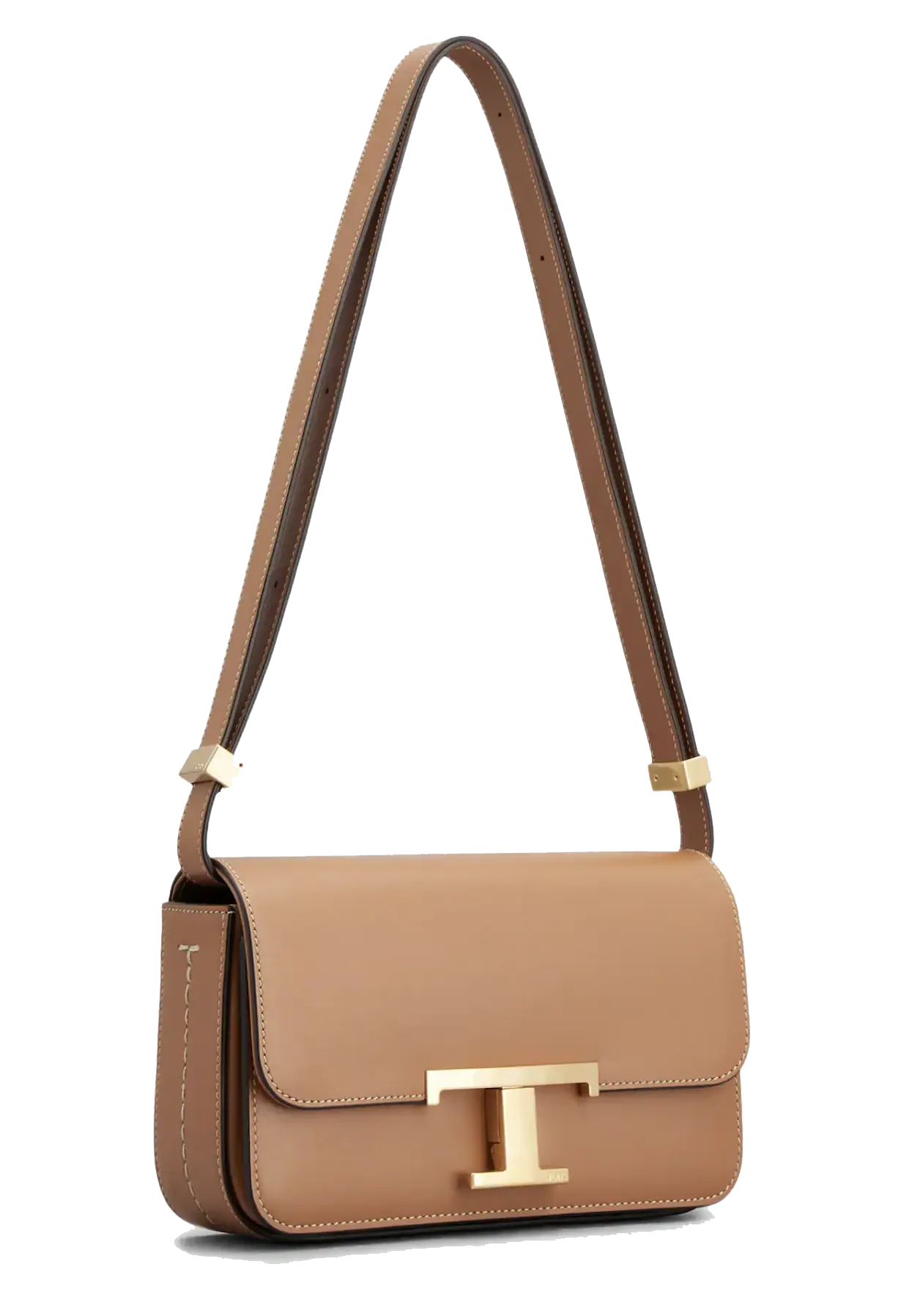 TODS T TIMELESS CROSSBODY BAG COGNAC