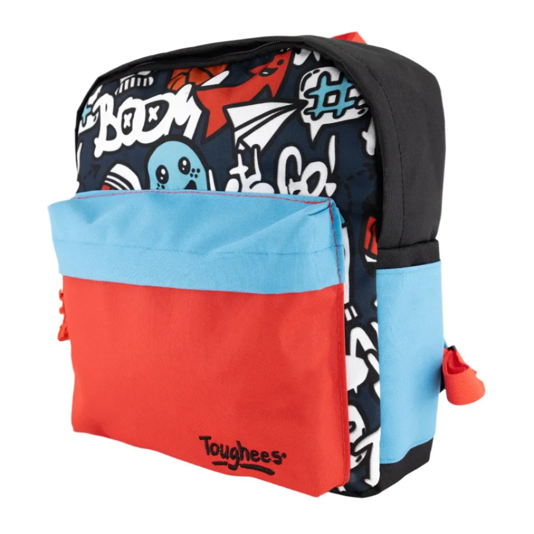 Toughees Kids Black/Red Backpack