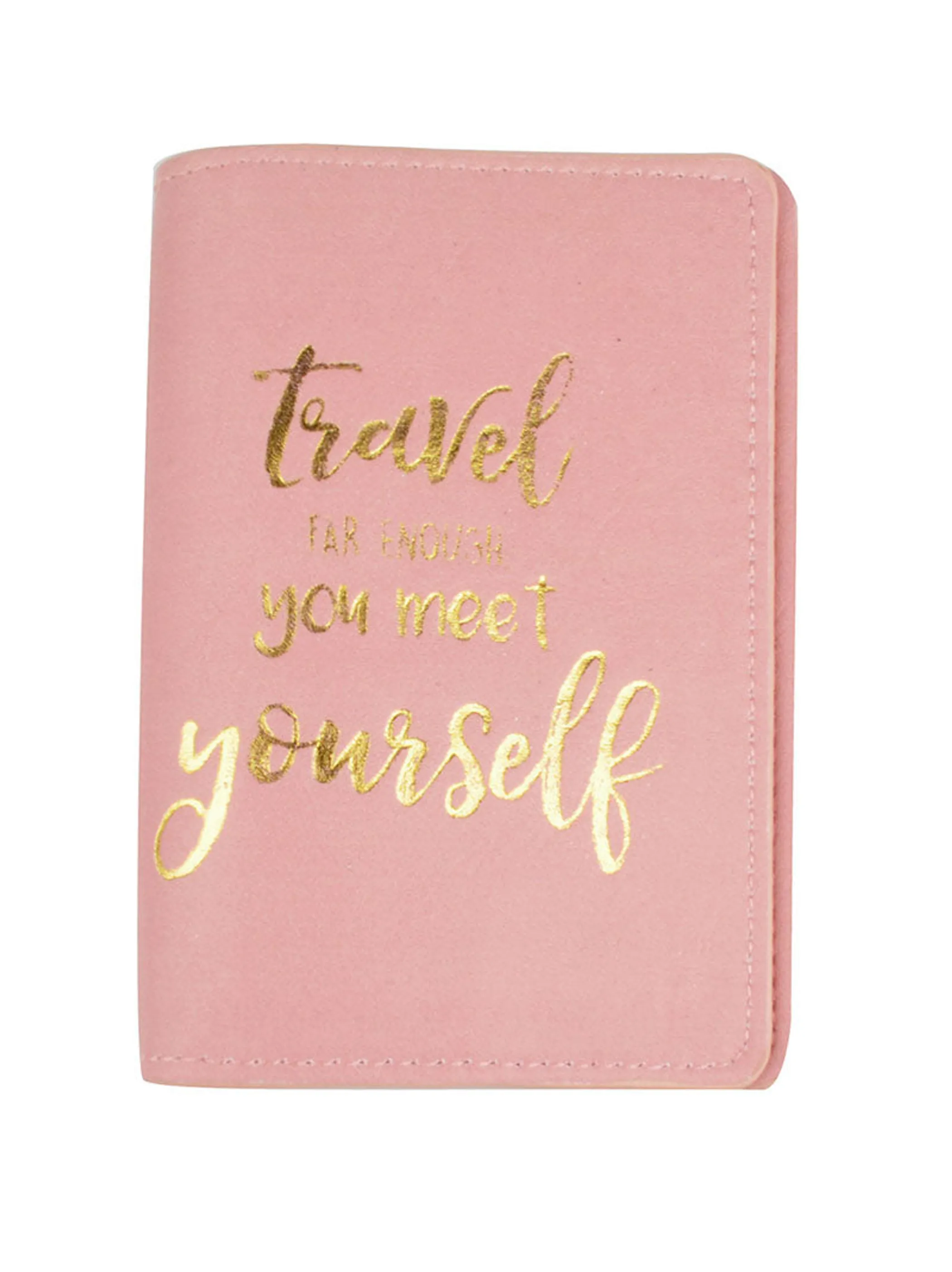 Travel Far Enough You Meet Yourself - Wallet / Passport Holder