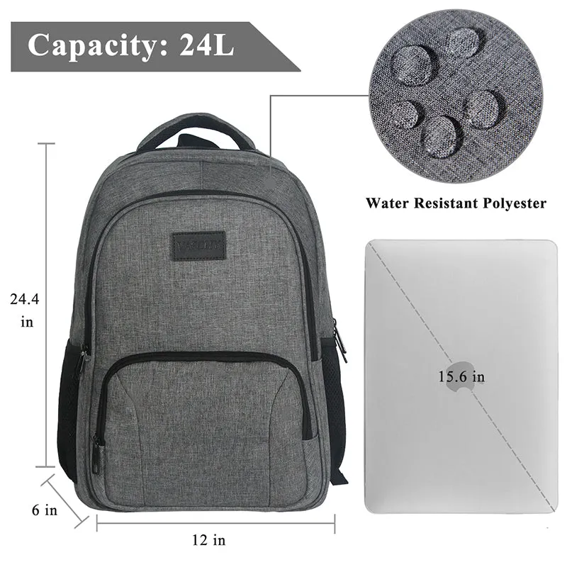 USB Port 15.6in Laptop Backpack