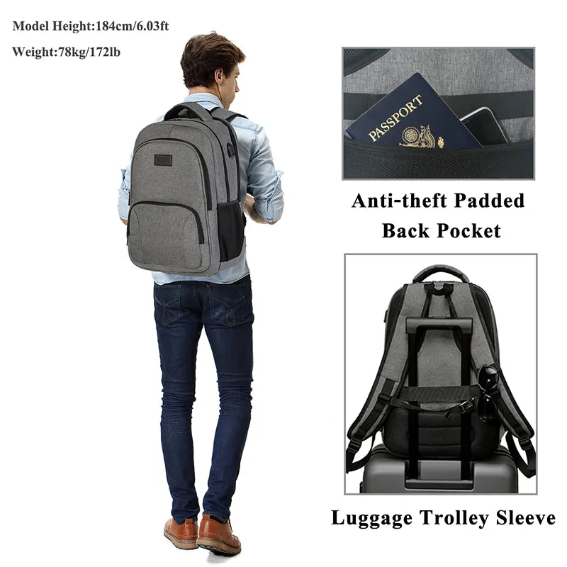 USB Port 15.6in Laptop Backpack