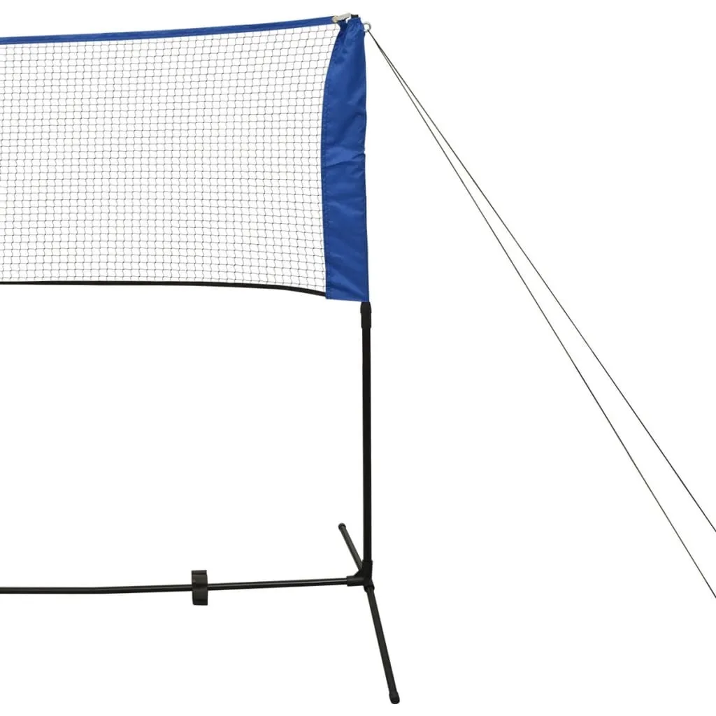 vidaXL Badminton Net Set with Shuttlecocks 300x155 cm