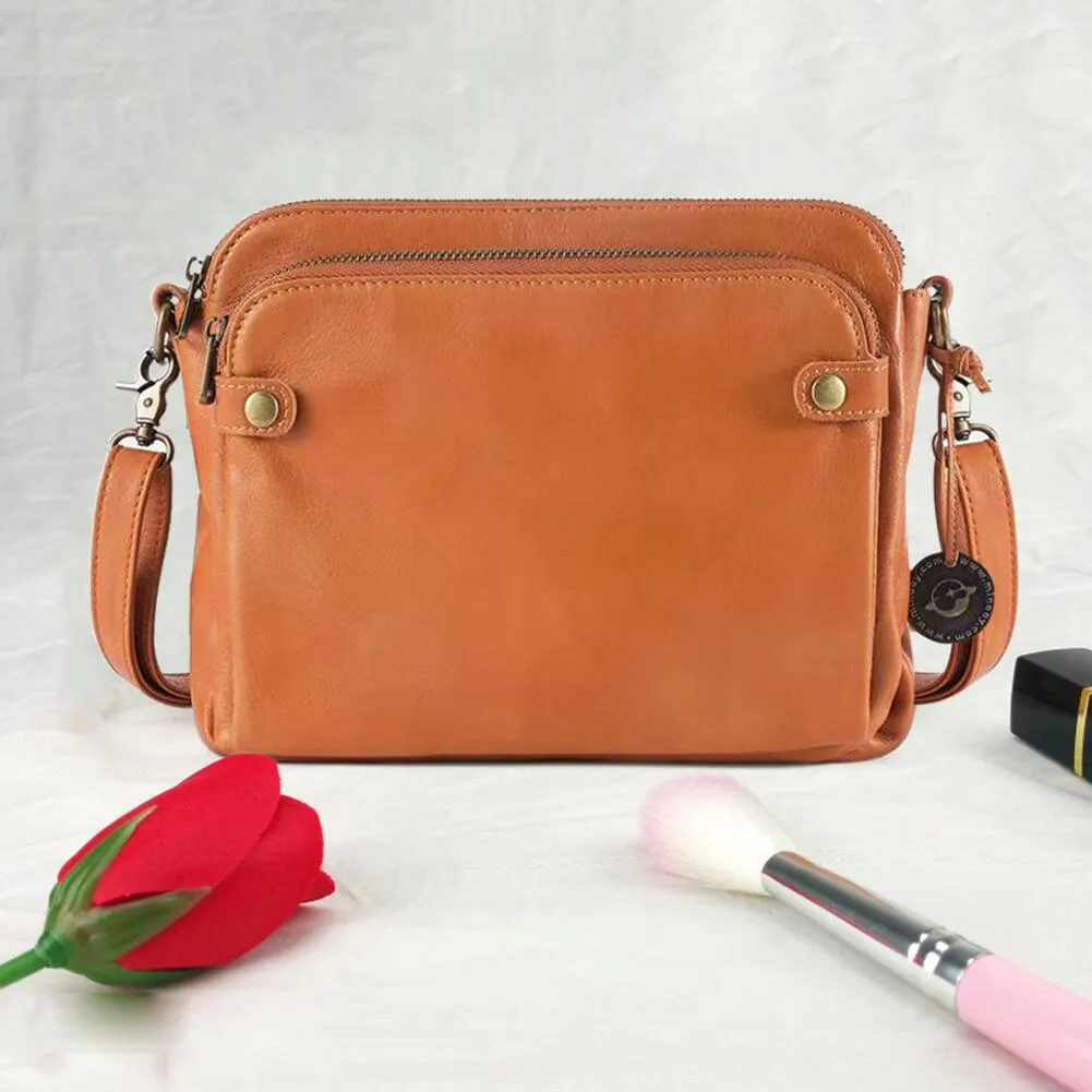 Vintage 3 Layer Leather Bag