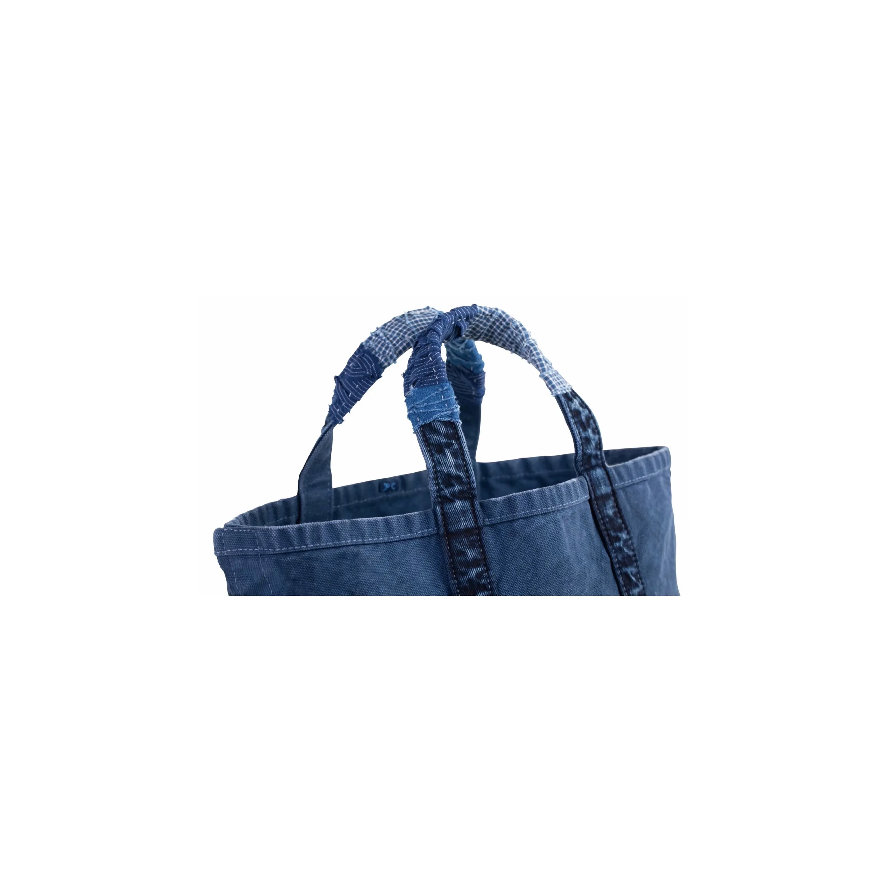 VINTAGE TRAVELER TOTE BAG（CANVAS）-BLUE-