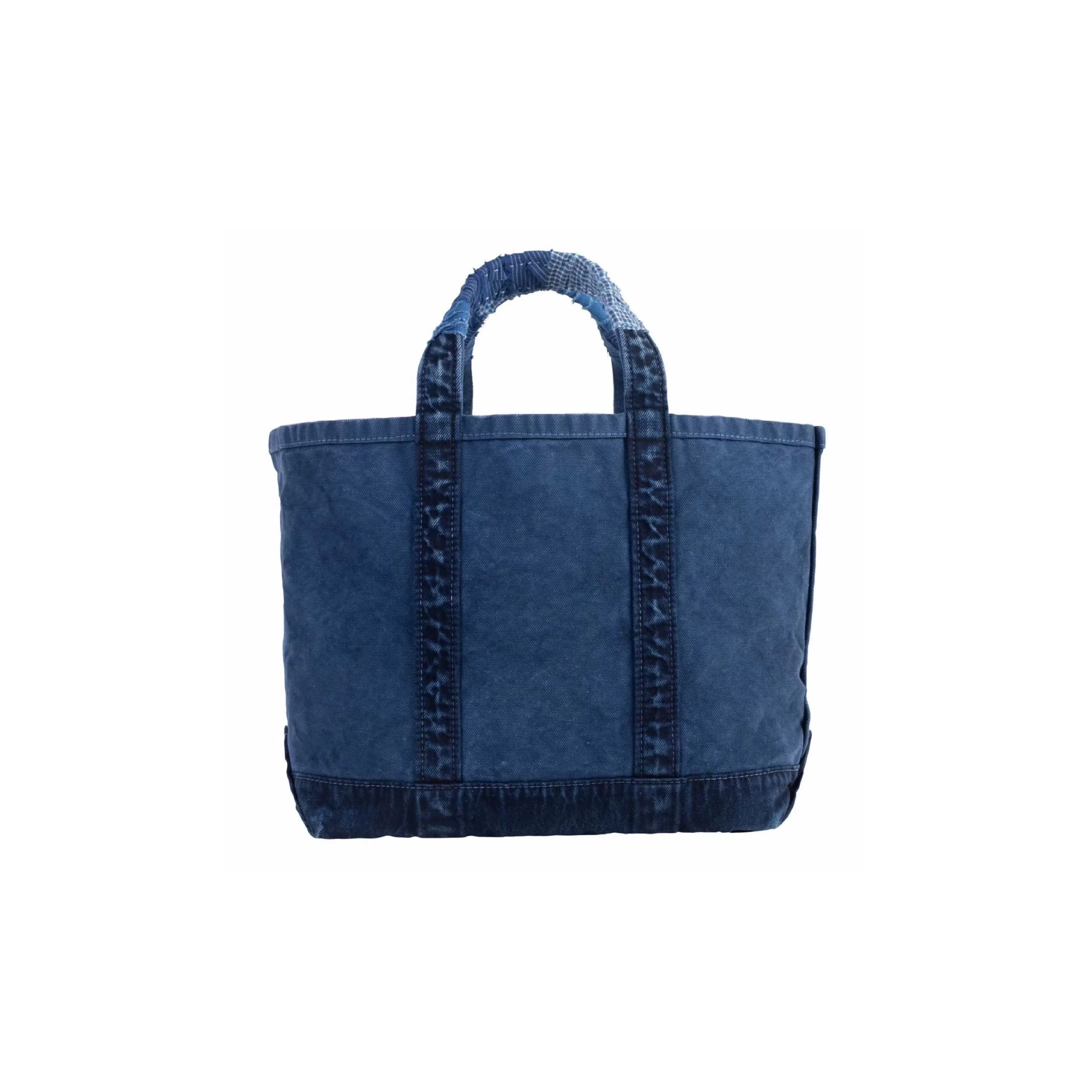 VINTAGE TRAVELER TOTE BAG（CANVAS）-BLUE-