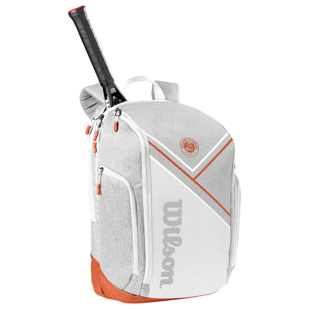 Wilson Roland Garros Super Tour Backpack 2022 - White