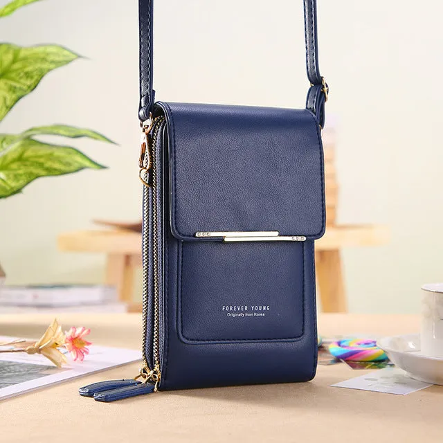 Women Bags Wallet Touch Screen Phone Crossbody Shoulder Strap Handbag