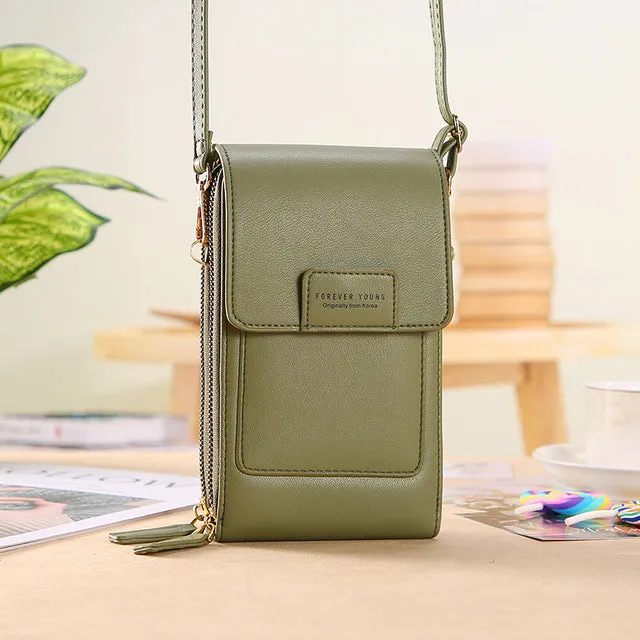 Women Bags Wallet Touch Screen Phone Crossbody Shoulder Strap Handbag