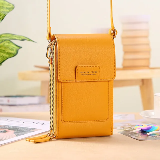 Women Bags Wallet Touch Screen Phone Crossbody Shoulder Strap Handbag