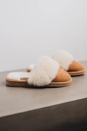 Women's Sheepskin Slip-on Slippers | VERONICA