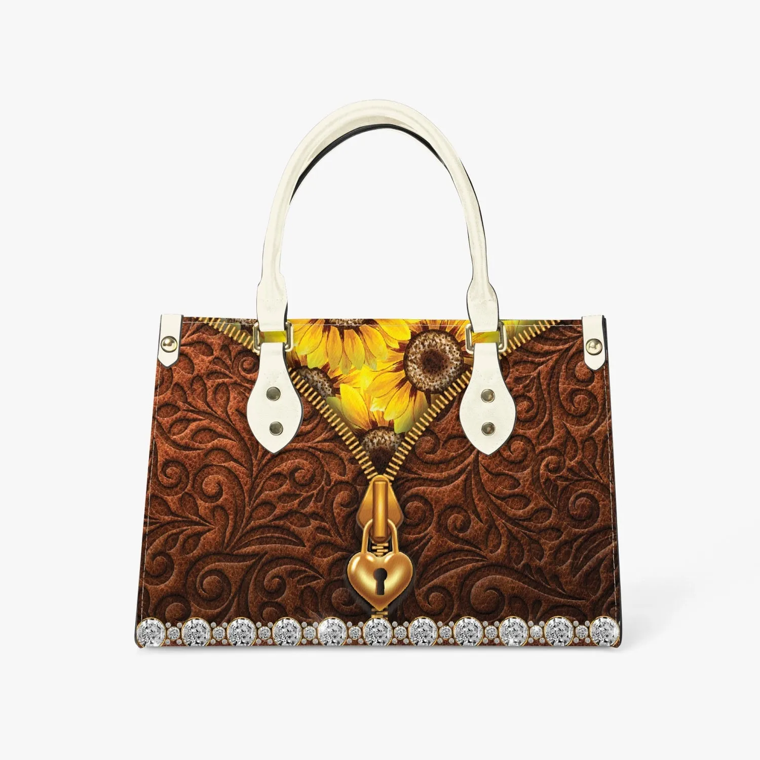 Women's Tote Bag - Long Strap - Sunflowers