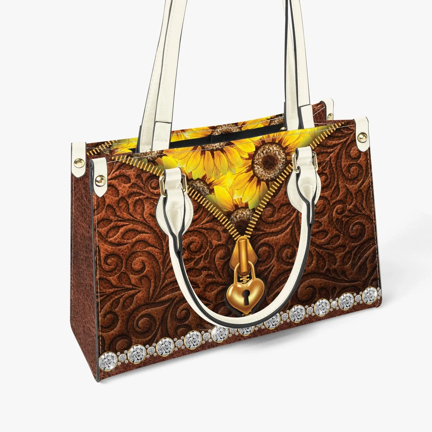 Women's Tote Bag - Long Strap - Sunflowers