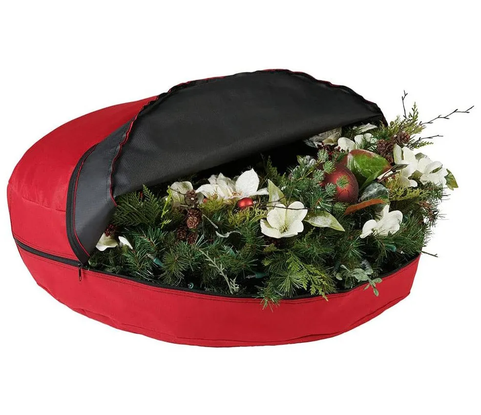 Wreath Storage Bag with Direct Suspend Handle