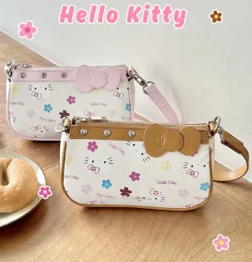 Y2K Sweet Flowers Kitty Handbag