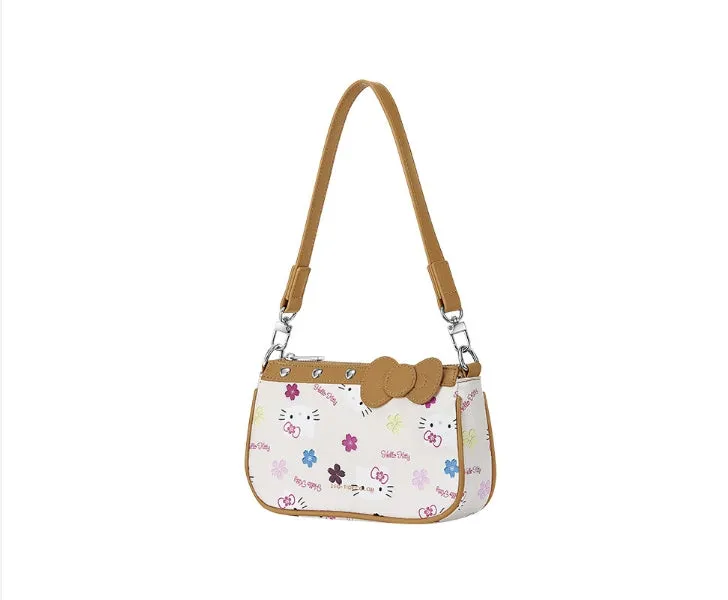 Y2K Sweet Flowers Kitty Handbag